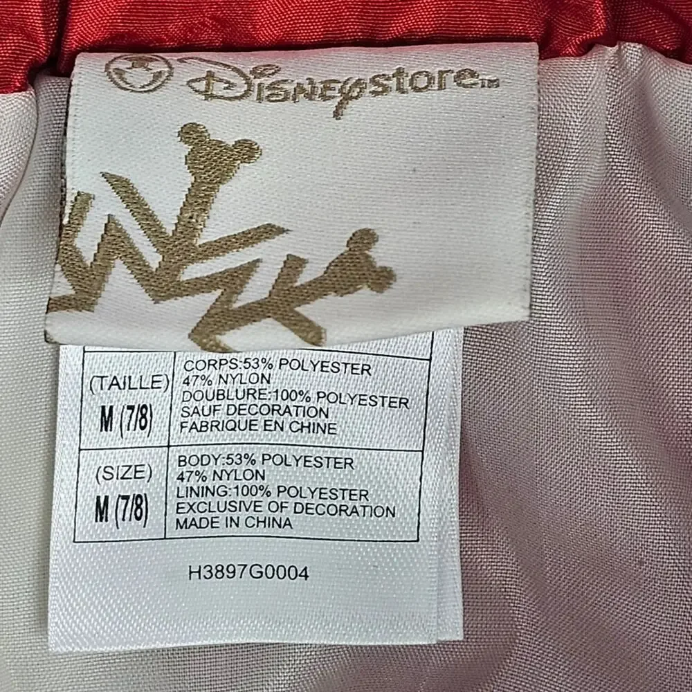 Disney Store Little Girl's Red Holiday Skirt NWT Size M 7/8